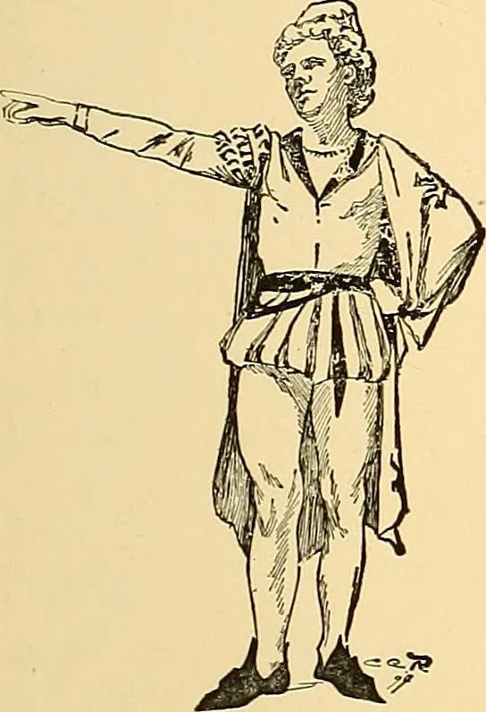 An illustration from The essentials of æsthetics in music, poetry, painting, sculpture and architecture, 1921, leaf 257