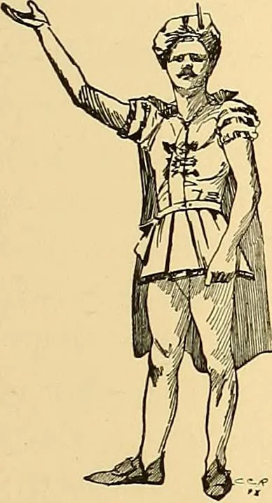 An illustration from The essentials of æsthetics in music, poetry, painting, sculpture and architecture, 1921, leaf 261