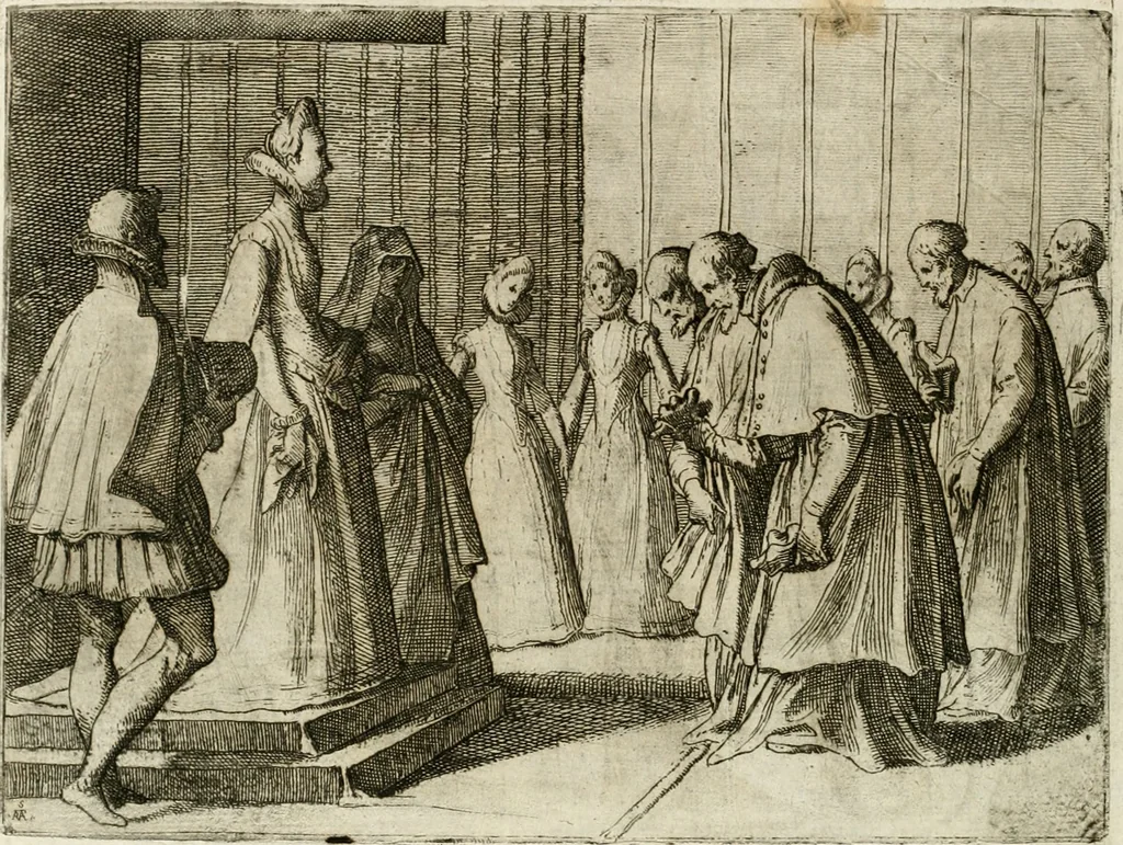 An illustration from Esseqvie della Sacra Cattolica, e Real Maesta di Margherita d'Avstria regina di Spagna, : celebrate dal serenissimo don Cosimo II. gran duca di Toscana IIII, 1612, leaf 21
