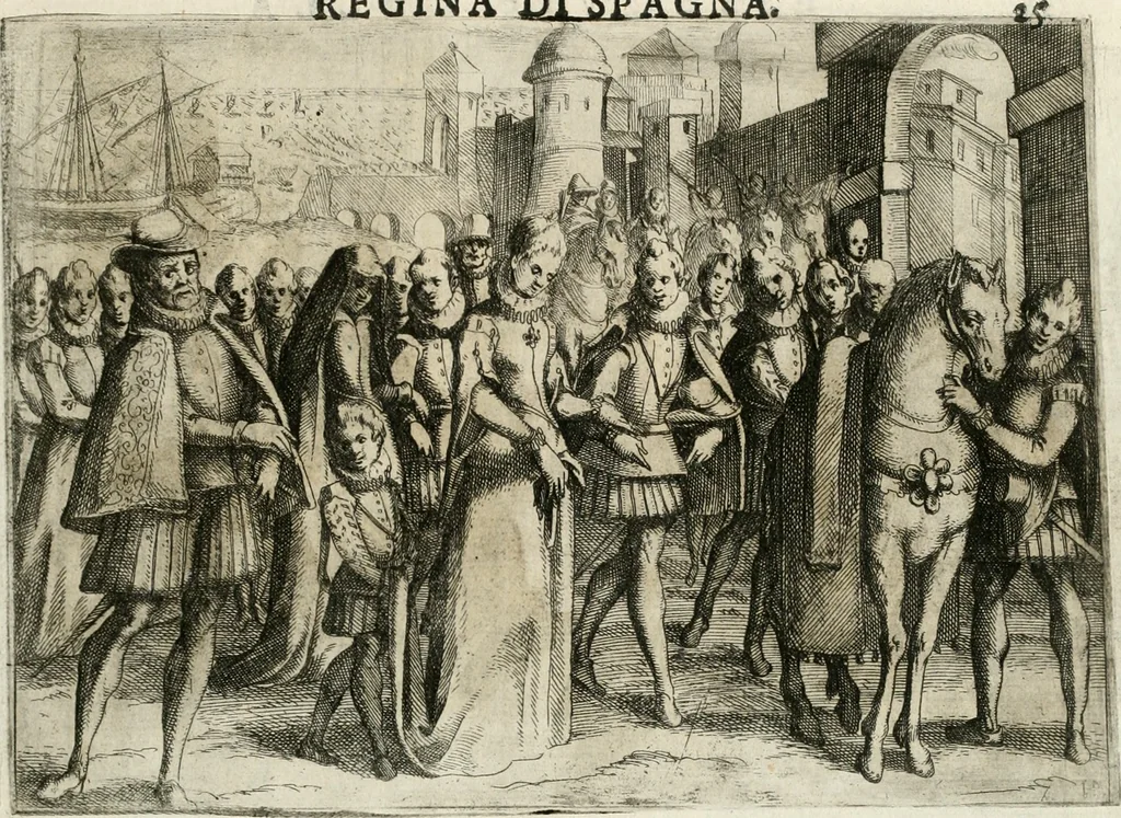 An illustration from Esseqvie della Sacra Cattolica, e Real Maesta di Margherita d'Avstria regina di Spagna, : celebrate dal serenissimo don Cosimo II. gran duca di Toscana IIII, 1612, leaf 30