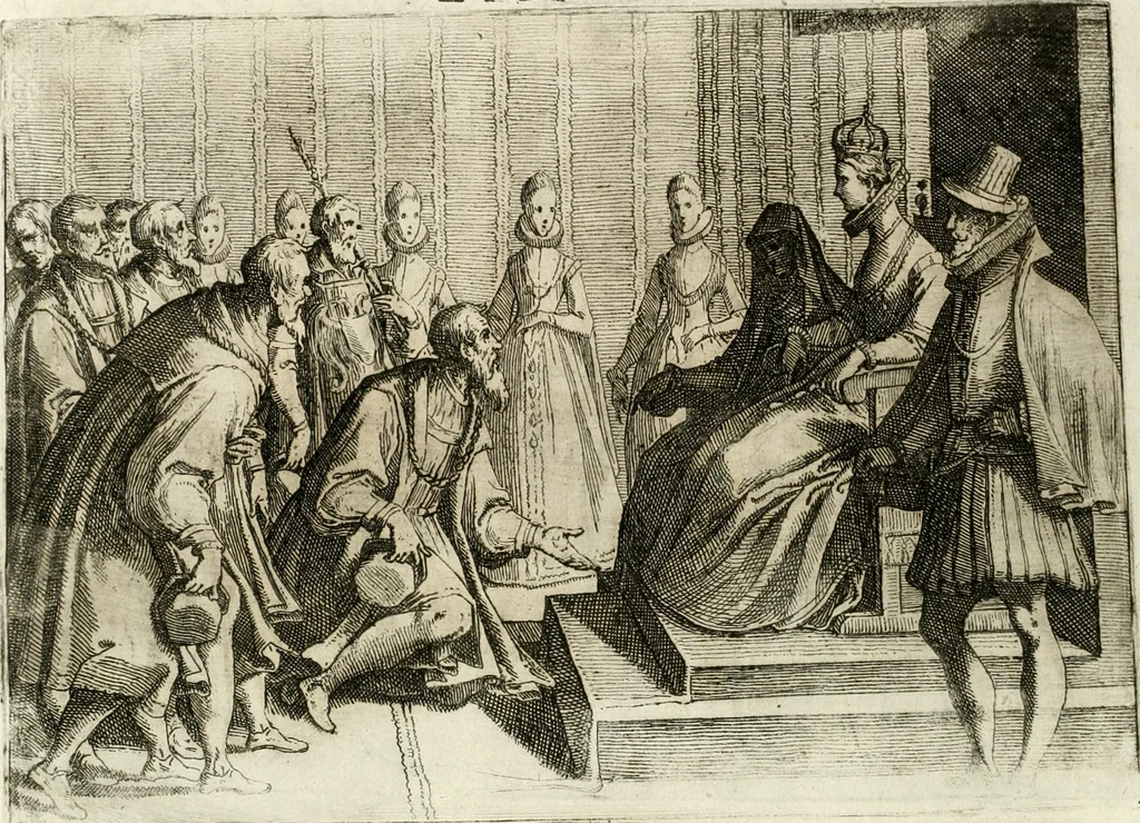 An illustration from Esseqvie della Sacra Cattolica, e Real Maesta di Margherita d'Avstria regina di Spagna, : celebrate dal serenissimo don Cosimo II. gran duca di Toscana IIII, 1612, leaf 31