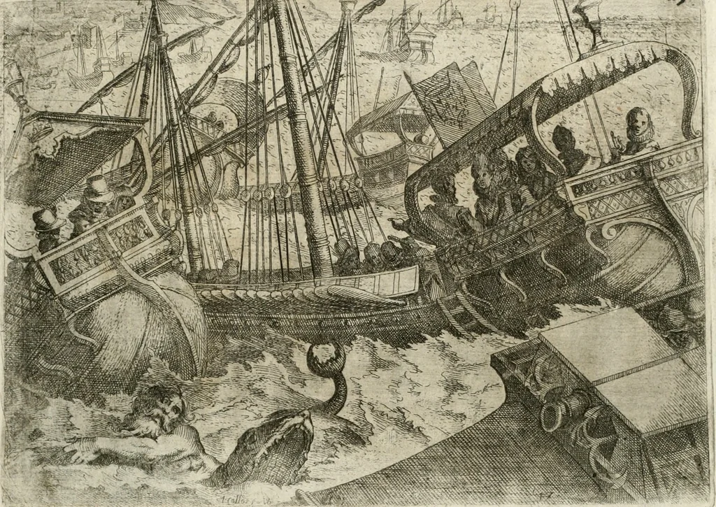 An illustration from Esseqvie della Sacra Cattolica, e Real Maesta di Margherita d'Avstria regina di Spagna, : celebrate dal serenissimo don Cosimo II. gran duca di Toscana IIII, 1612, leaf 34