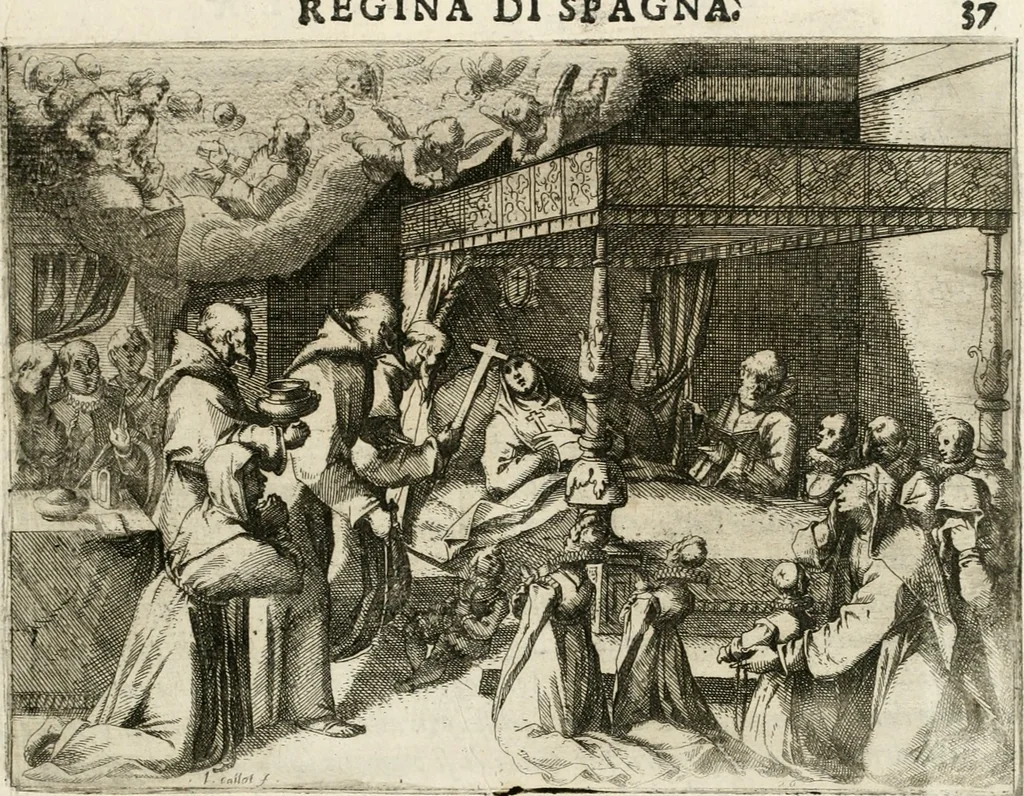 An illustration from Esseqvie della Sacra Cattolica, e Real Maesta di Margherita d'Avstria regina di Spagna, : celebrate dal serenissimo don Cosimo II. gran duca di Toscana IIII, 1612, leaf 42