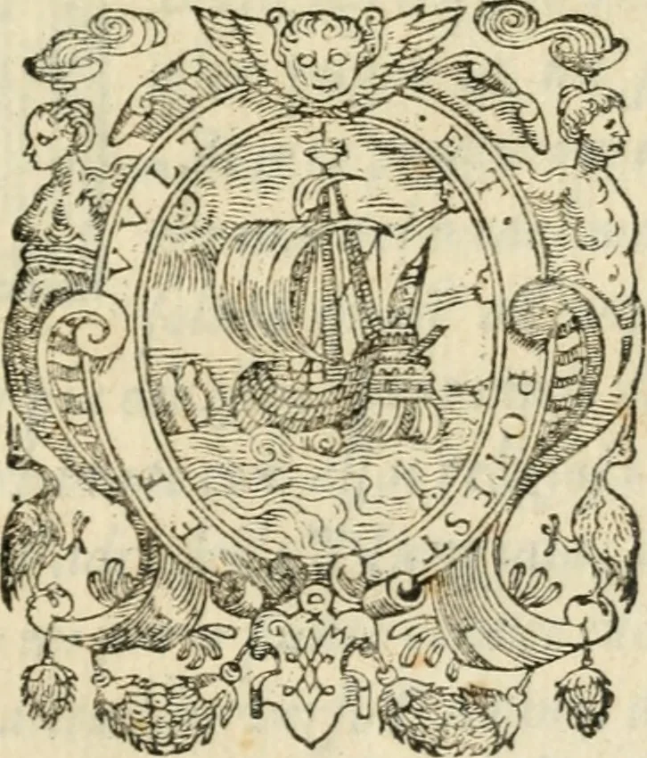 An illustration from Esseqvie dell'illvstre sig.nor Alessandro abate Pvcci : celebrate in Fiorenza con diuota pompa per l'anima sua nella chiesa della Nunziata : dalli molto reuerendi padri de Serui il dì primo di settembre, 1601, leaf 4