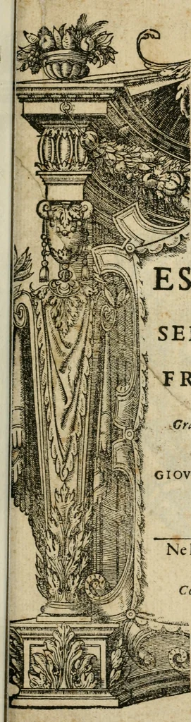 An illustration from Esseqvie del serenissimo don Francesco Medici, gran duca di Toscana II, 1587, leaf 4