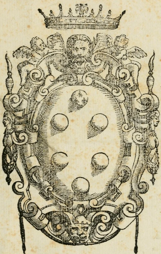 An illustration from Esseqvie del serenissimo don Francesco Medici, gran duca di Toscana II, 1587, leaf 6