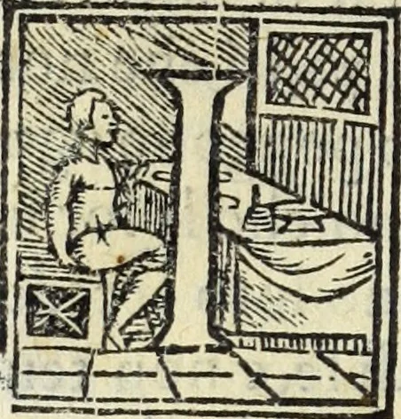 An illustration from Essercitio et ammaestramento del bvon christiano : dove si tratta de gli articoli della fede, de' diece precetti della legge, dell'Oratione, della Confessione, & della Communione, 1568, leaf 105