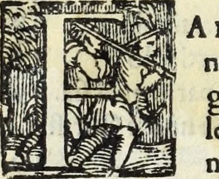 An illustration from Essercitio et ammaestramento del bvon christiano : dove si tratta de gli articoli della fede, de' diece precetti della legge, dell'Oratione, della Confessione, & della Communione, 1568, leaf 19
