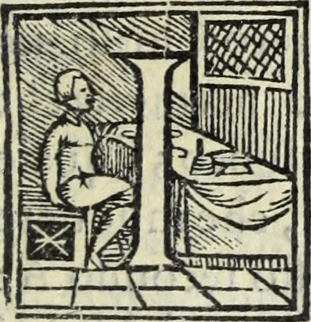 An illustration from Essercitio et ammaestramento del bvon christiano : dove si tratta de gli articoli della fede, de' diece precetti della legge, dell'Oratione, della Confessione, & della Communione, 1568, leaf 52