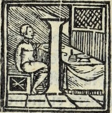 An illustration from Essercitio et ammaestramento del bvon christiano : dove si tratta de gli articoli della fede, de' diece precetti della legge, dell'Oratione, della Confessione, & della Communione, 1568, leaf 69
