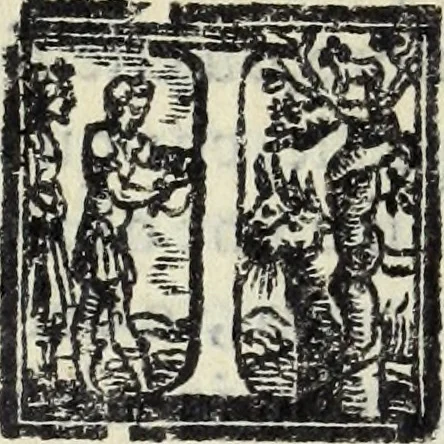 An illustration from Essercitio et ammaestramento del bvon christiano : dove si tratta de gli articoli della fede, de' diece precetti della legge, dell'Oratione, della Confessione, & della Communione, 1568, leaf 87