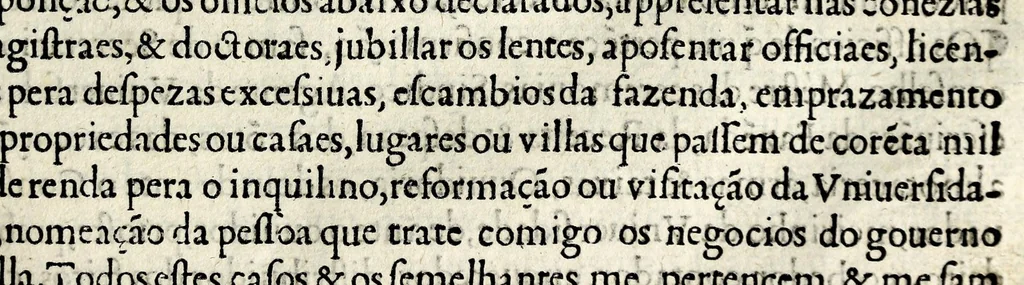 An illustration from Estatvtos da Vniversidade de Coimbra : confirmados por el Rei Dom Phelippe primeiro deste nome, nosso Sehnor, em o anno de 1591, 1593, leaf 49