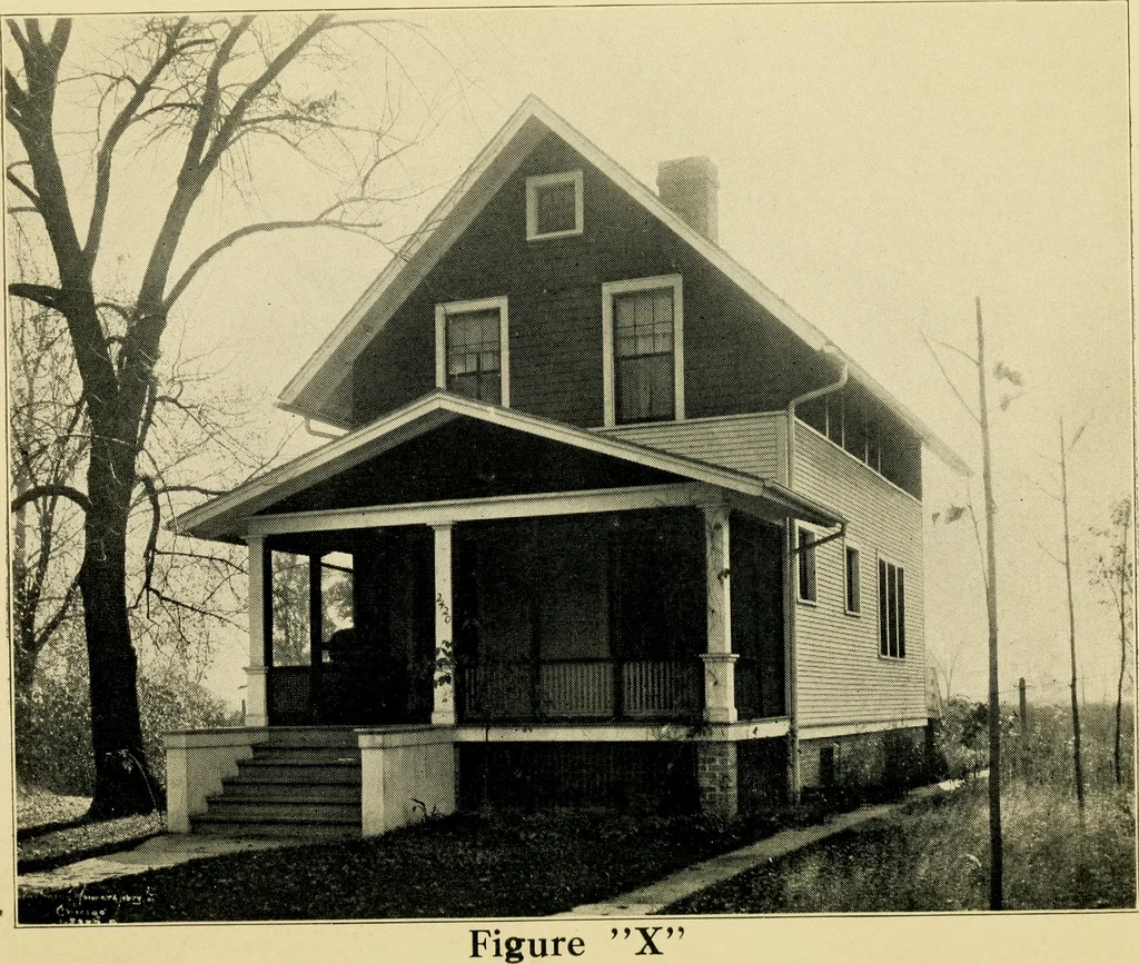 An illustration from Estimates, costs & profits, exterior painting and interior decorating, 1916, leaf 32