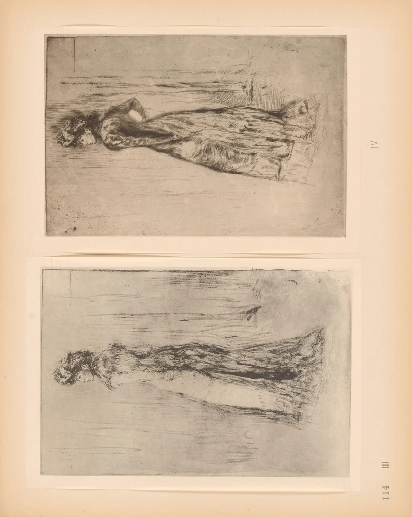 An illustration from The etched work of Whistler : illustrated by reproductions in collotype of the different states of the plates, 1910, leaf 271