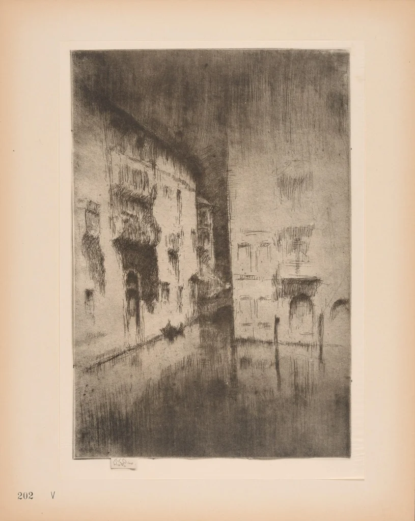 An illustration from The etched work of Whistler : illustrated by reproductions in collotype of the different states of the plates, 1910, leaf 301