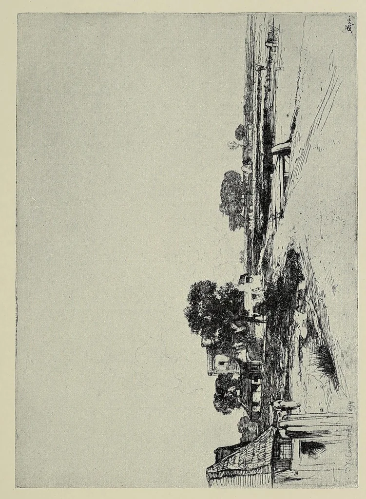 An illustration from Etching in England, 1895, leaf 153