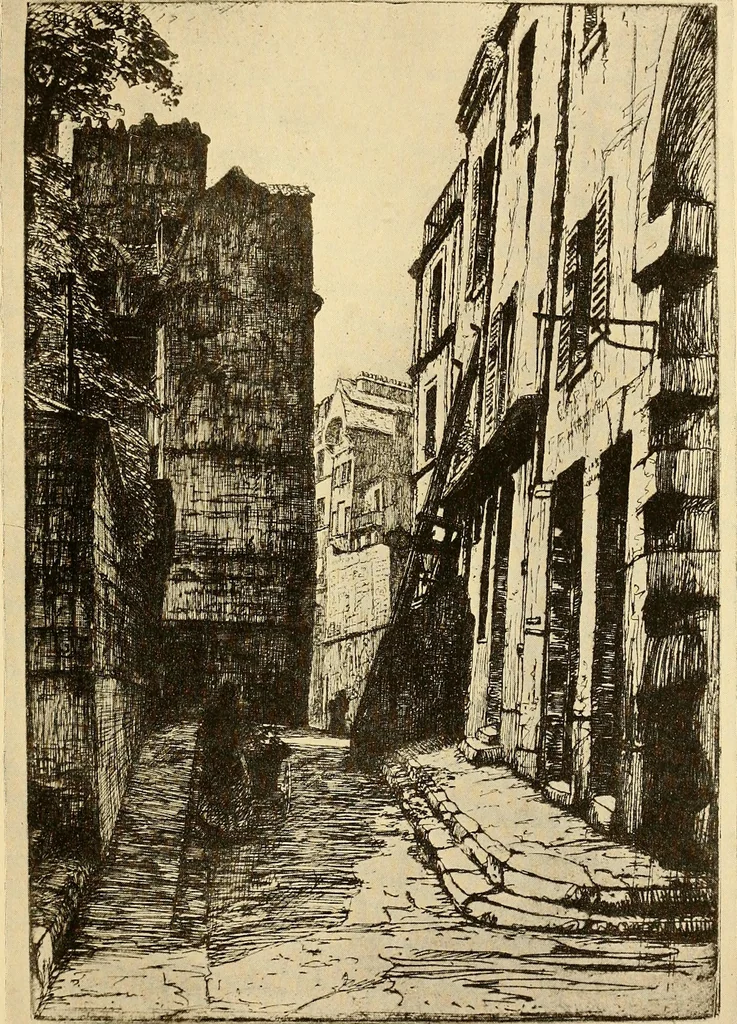 An illustration from Etching and other graphic arts : an illustrated treatise, 1922, leaf 100