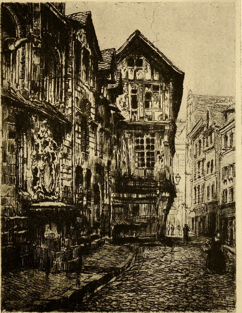 An illustration from Etching and other graphic arts : an illustrated treatise, 1922, leaf 146