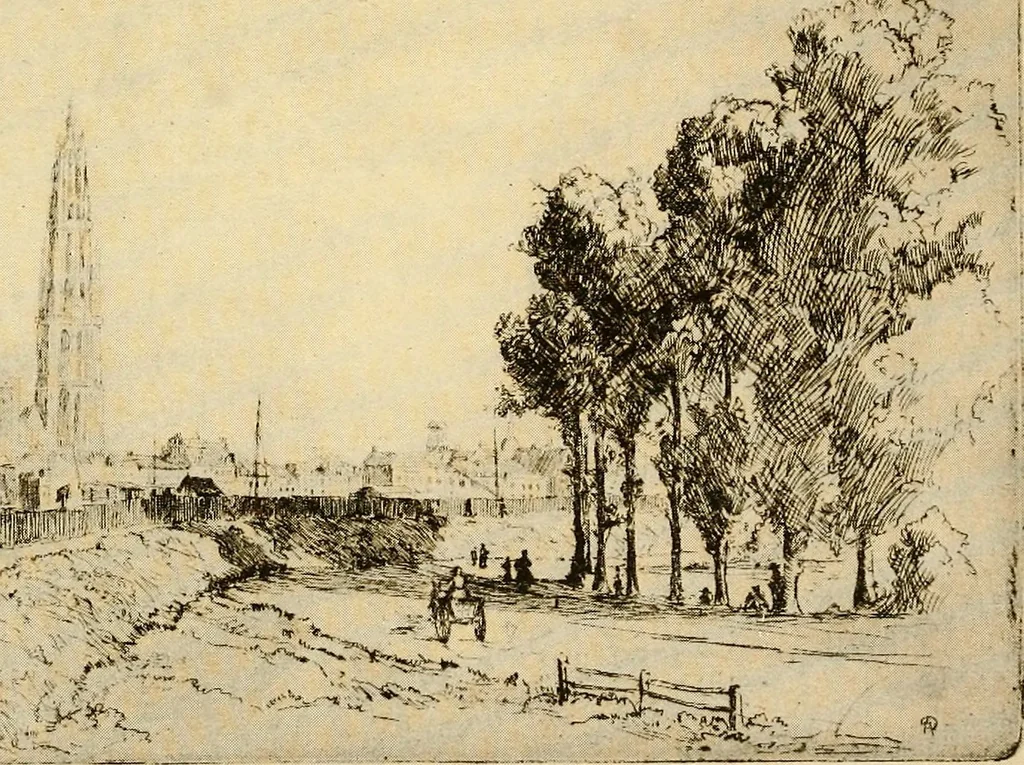 An illustration from Etching and other graphic arts : an illustrated treatise, 1922, leaf 162