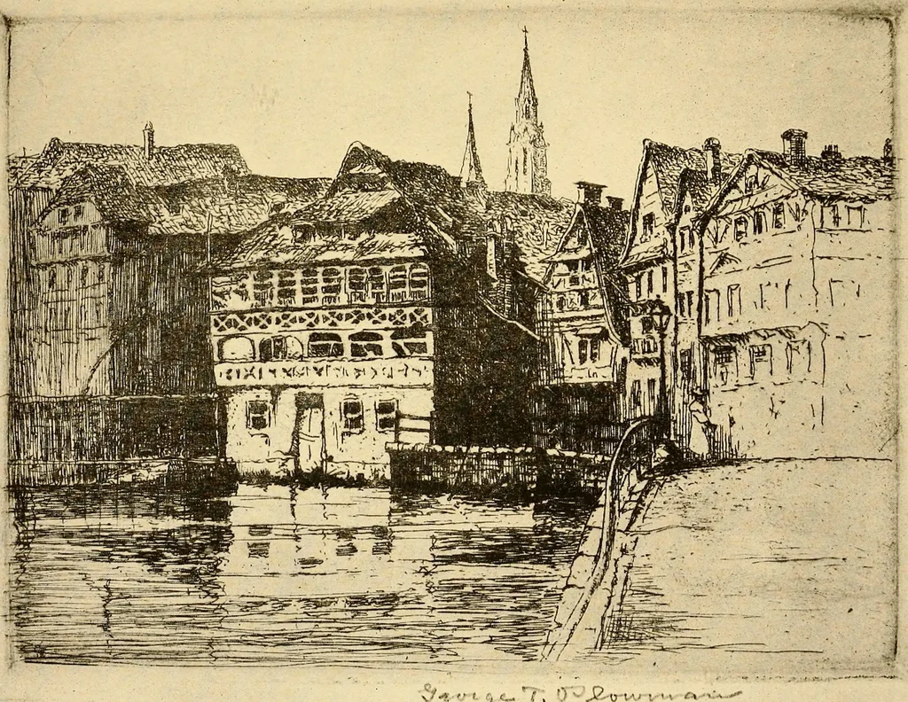 An illustration from Etching and other graphic arts : an illustrated treatise, 1922, leaf 186