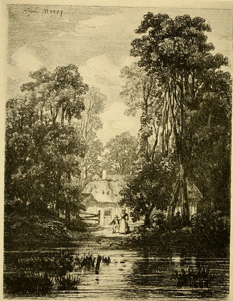 An illustration from Etching and other graphic arts : an illustrated treatise, 1922, leaf 193