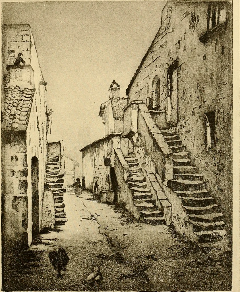 An illustration from Etching and other graphic arts : an illustrated treatise, 1922, leaf 196