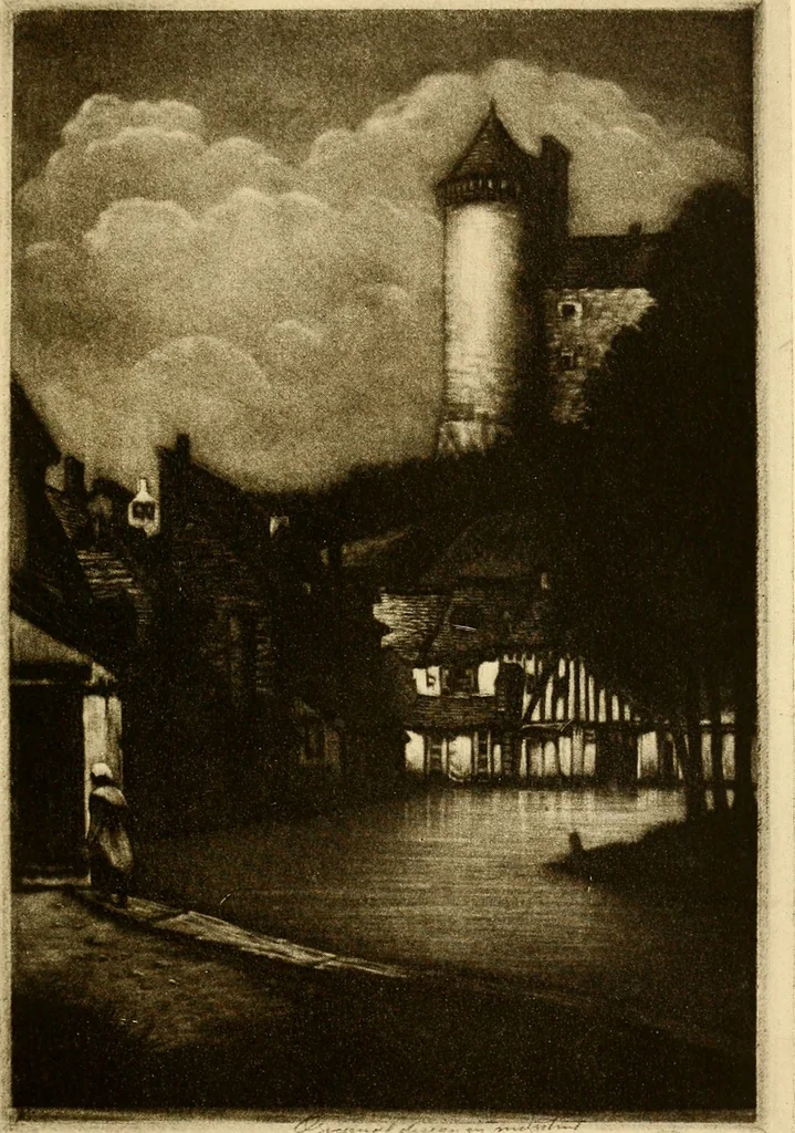 An illustration from Etching and other graphic arts : an illustrated treatise, 1922, leaf 200