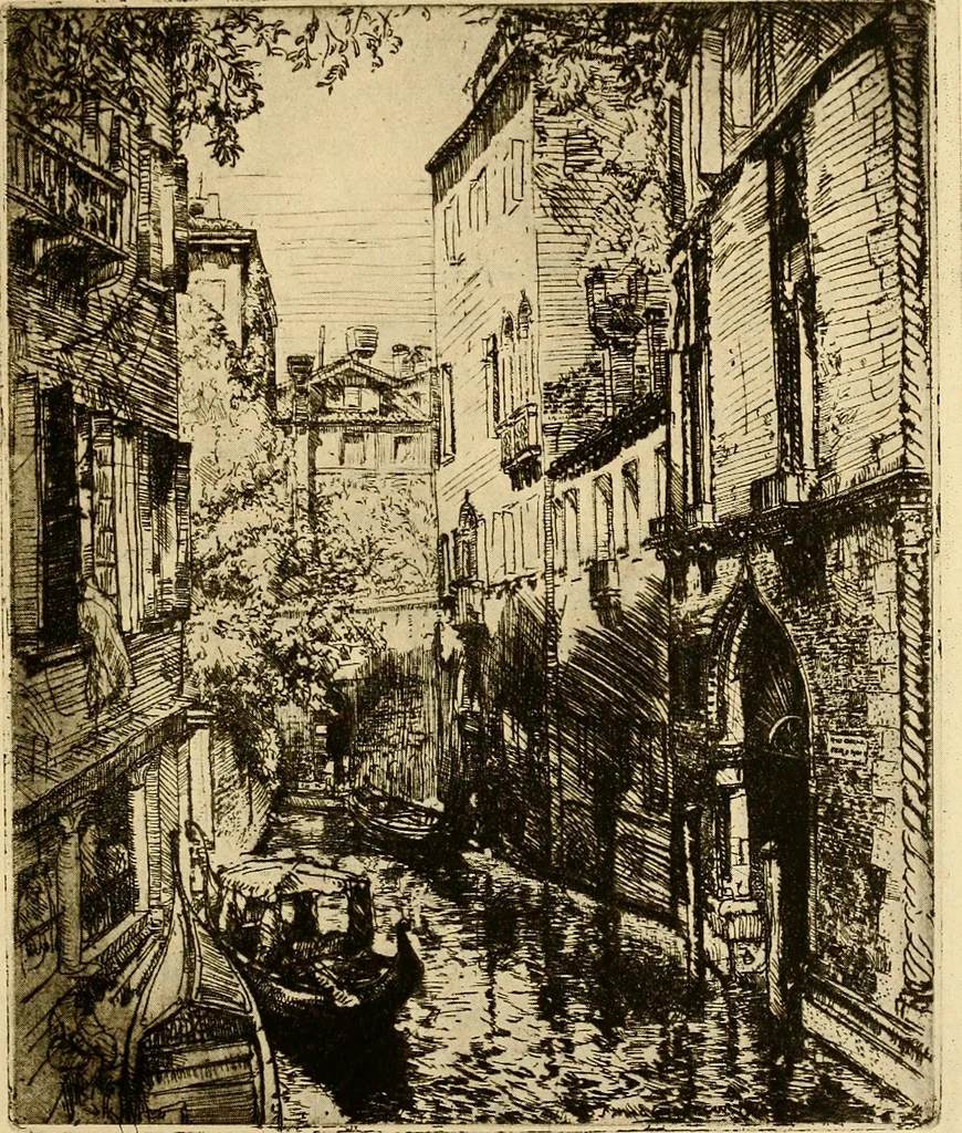 An illustration from Etching and other graphic arts : an illustrated treatise, 1922, leaf 96