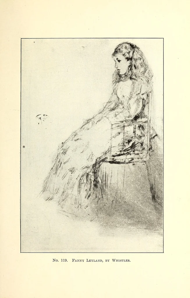 An illustration from Etchings and Drypoints : the Property of Judson S. Dutcher of Ellenville, N. Y., Whistler's "Prince's Candle Works," Two Undescribed First States; Trial Proof of "The Two Doorways"; Underscribed Trial Proof of "The Greenwich Pensioner," among Seventy-six Rare Signed Proofs and Other Whistler Items; The Only Known Copy of the First State of Zorn's "Omnibus," "The Waltz" and "The Cigarette Girl," and Other Zorn Prints;.., 1911, leaf 41