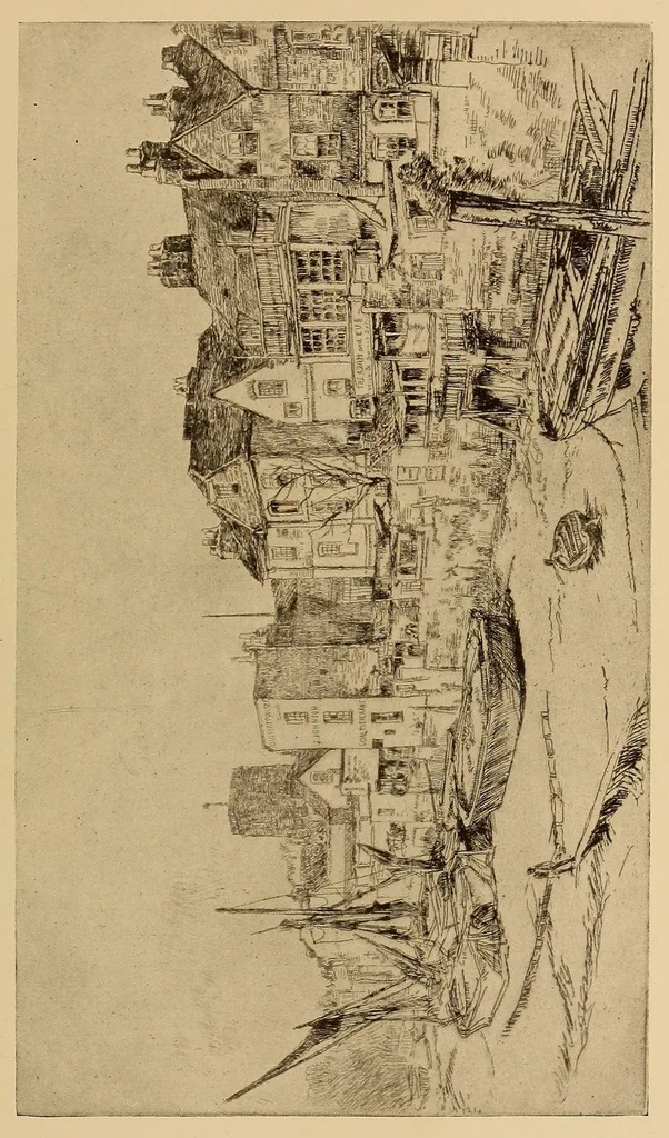 An illustration from The etchings of James McNeill Whistler, 1922, leaf 169