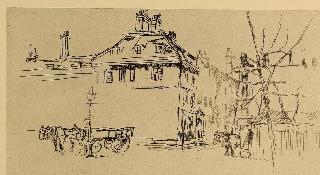 An illustration from The etchings of James McNeill Whistler, 1922, leaf 253