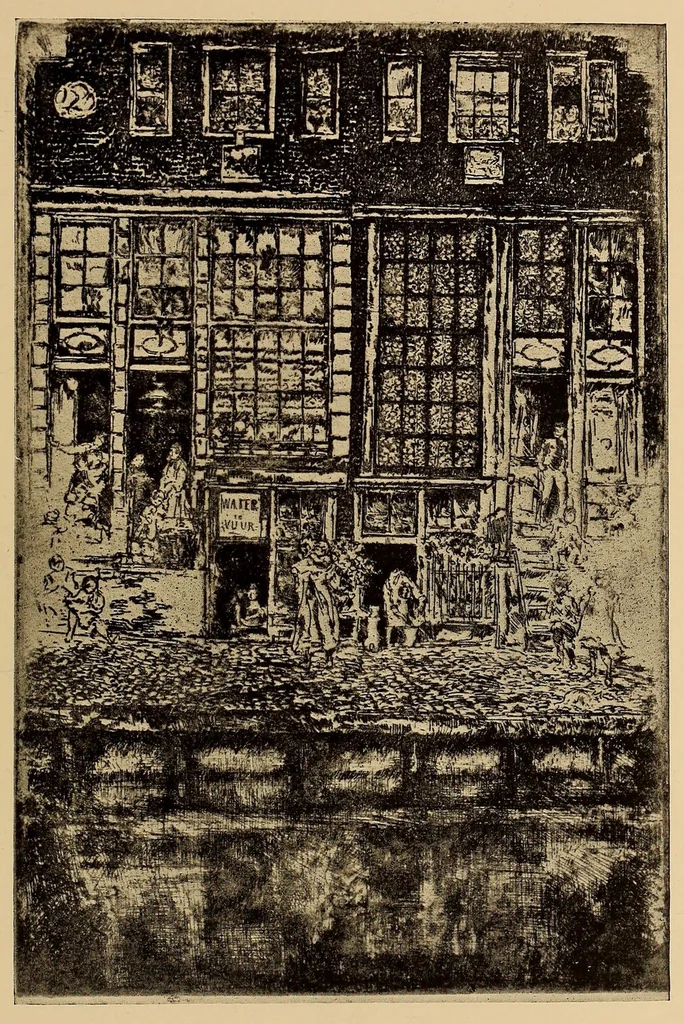 An illustration from The etchings of James McNeill Whistler, 1922, leaf 291