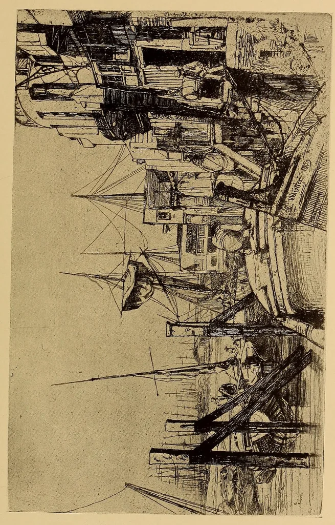 An illustration from The etchings of James McNeill Whistler, 1922, leaf 85