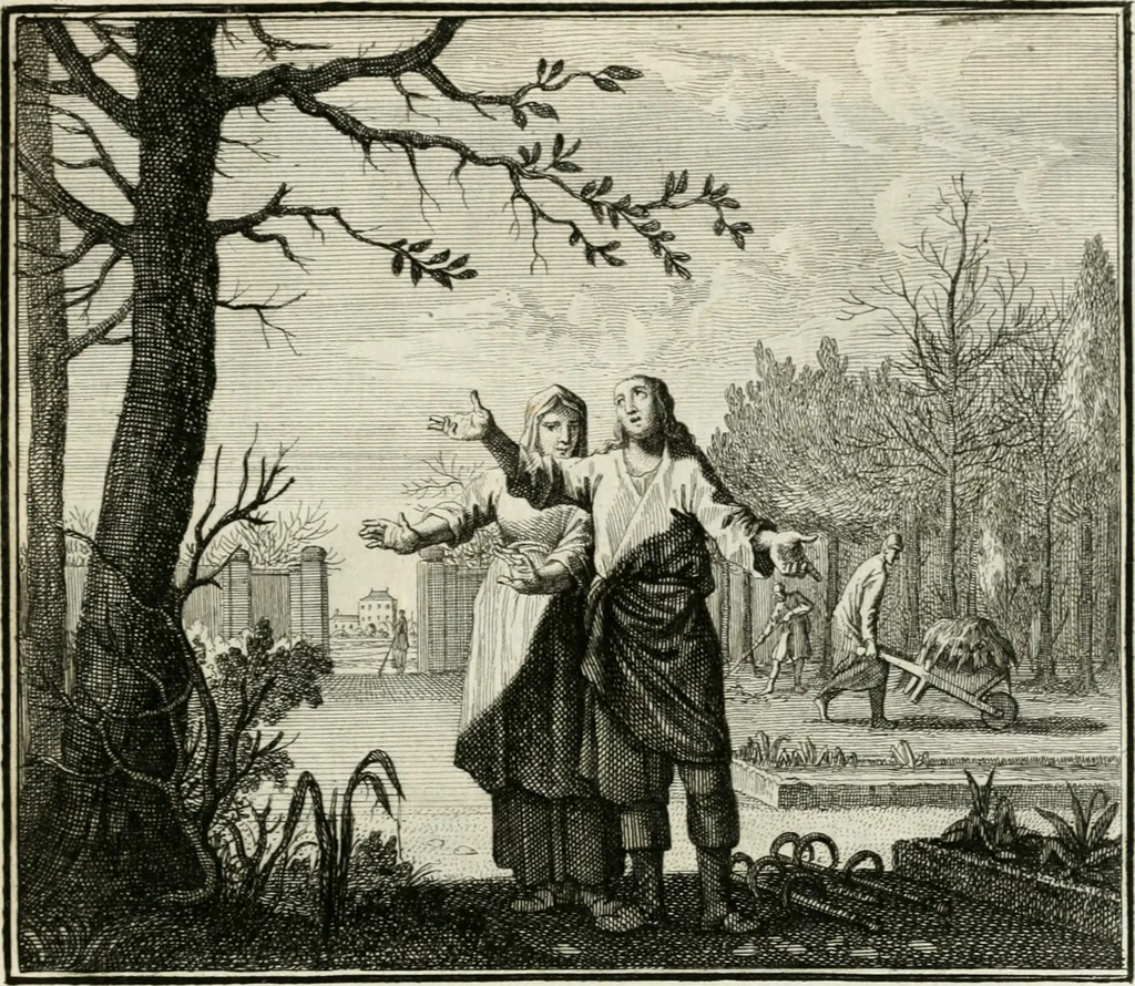 An illustration from Ethica naturalis, seu, Documenta moralia e variis rerum naturalium proprietatib[us], virtutum vitiorumq[ue] symbolicis imaginibus collecta, 1700, leaf 104