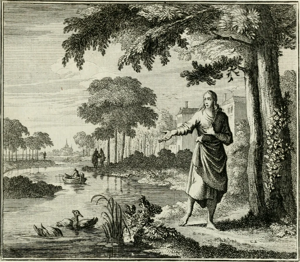 An illustration from Ethica naturalis, seu, Documenta moralia e variis rerum naturalium proprietatib[us], virtutum vitiorumq[ue] symbolicis imaginibus collecta, 1700, leaf 110