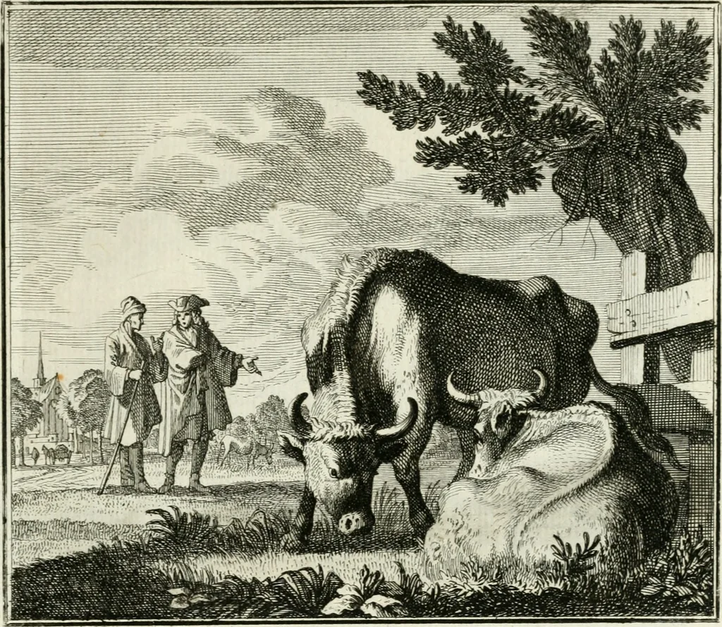An illustration from Ethica naturalis, seu, Documenta moralia e variis rerum naturalium proprietatib[us], virtutum vitiorumq[ue] symbolicis imaginibus collecta, 1700, leaf 124