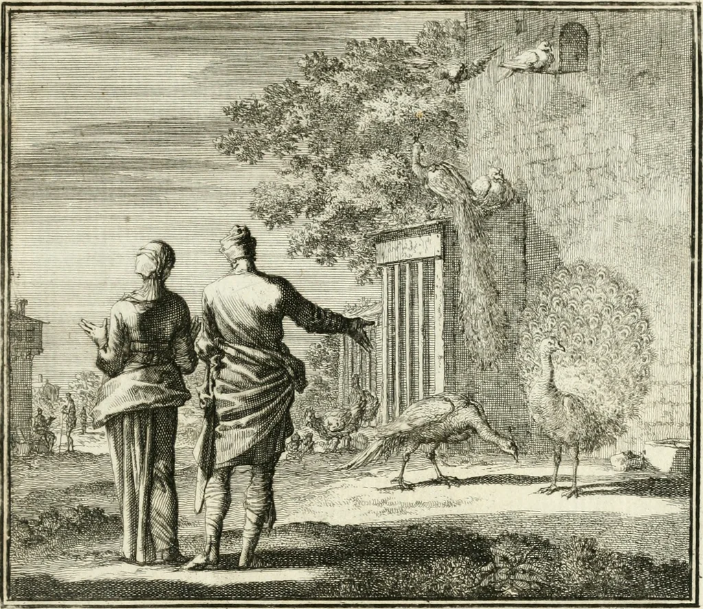 An illustration from Ethica naturalis, seu, Documenta moralia e variis rerum naturalium proprietatib[us], virtutum vitiorumq[ue] symbolicis imaginibus collecta, 1700, leaf 160