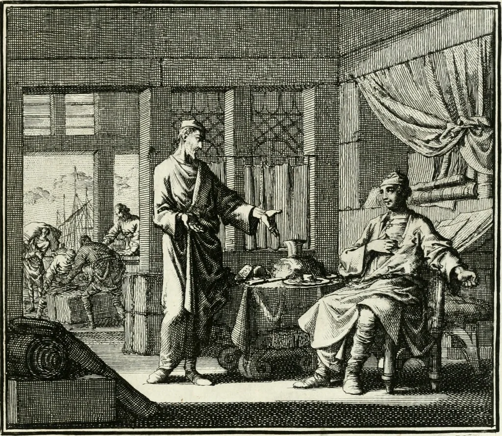 An illustration from Ethica naturalis, seu, Documenta moralia e variis rerum naturalium proprietatib[us], virtutum vitiorumq[ue] symbolicis imaginibus collecta, 1700, leaf 176