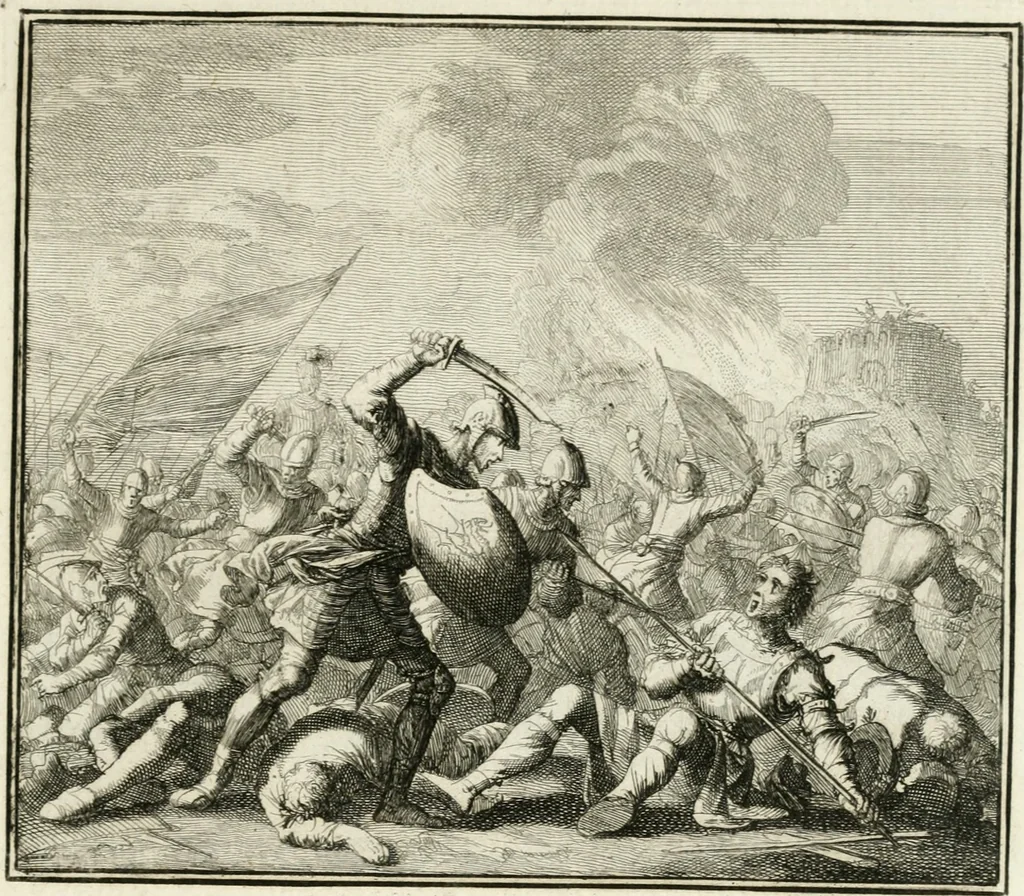 An illustration from Ethica naturalis, seu, Documenta moralia e variis rerum naturalium proprietatib[us], virtutum vitiorumq[ue] symbolicis imaginibus collecta, 1700, leaf 192
