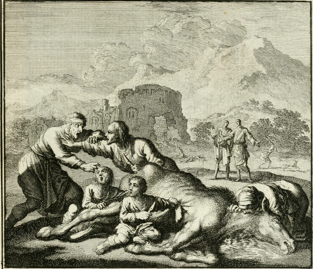 An illustration from Ethica naturalis, seu, Documenta moralia e variis rerum naturalium proprietatib[us], virtutum vitiorumq[ue] symbolicis imaginibus collecta, 1700, leaf 194