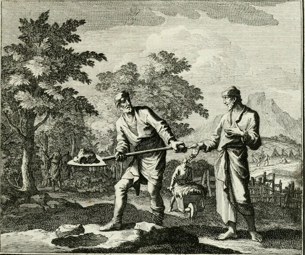 An illustration from Ethica naturalis, seu, Documenta moralia e variis rerum naturalium proprietatib[us], virtutum vitiorumq[ue] symbolicis imaginibus collecta, 1700, leaf 20