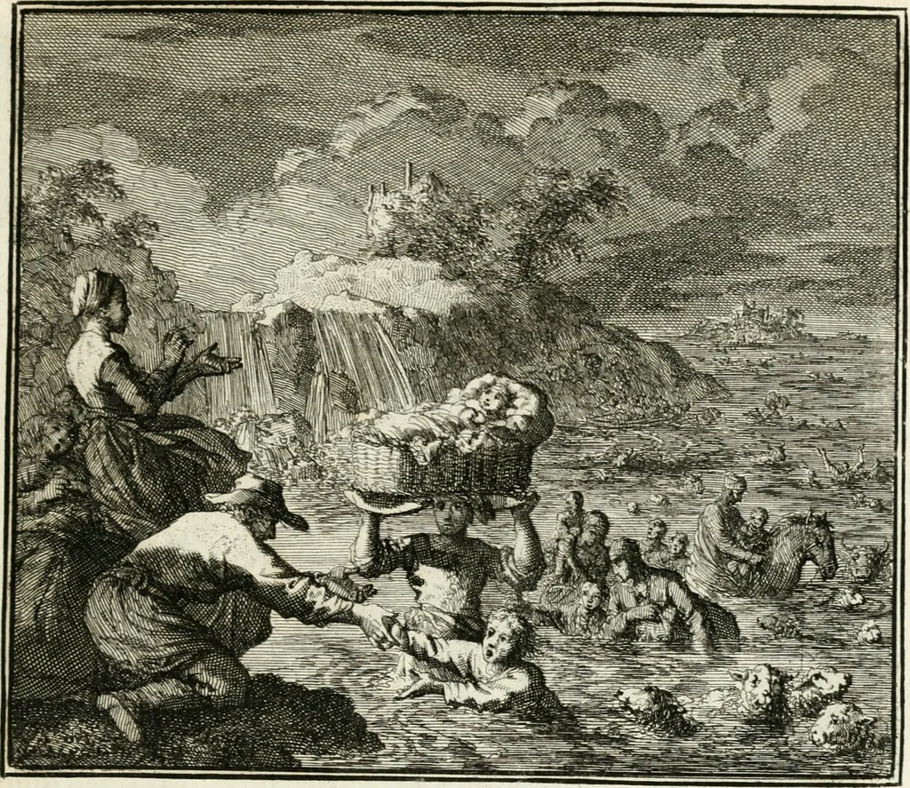 An illustration from Ethica naturalis, seu, Documenta moralia e variis rerum naturalium proprietatib[us], virtutum vitiorumq[ue] symbolicis imaginibus collecta, 1700, leaf 200