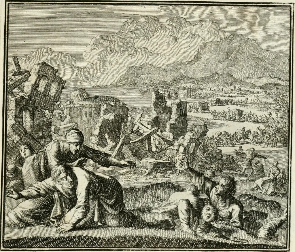 An illustration from Ethica naturalis, seu, Documenta moralia e variis rerum naturalium proprietatib[us], virtutum vitiorumq[ue] symbolicis imaginibus collecta, 1700, leaf 204