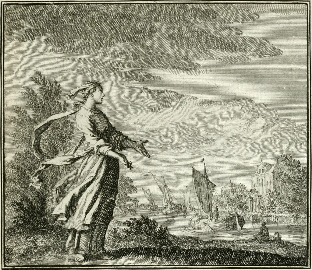 An illustration from Ethica naturalis, seu, Documenta moralia e variis rerum naturalium proprietatib[us], virtutum vitiorumq[ue] symbolicis imaginibus collecta, 1700, leaf 34