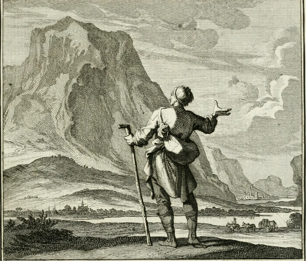 An illustration from Ethica naturalis, seu, Documenta moralia e variis rerum naturalium proprietatib[us], virtutum vitiorumq[ue] symbolicis imaginibus collecta, 1700, leaf 36