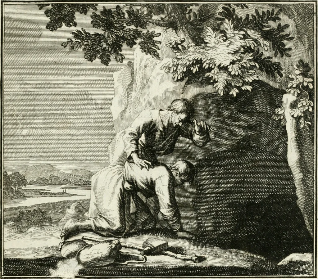 An illustration from Ethica naturalis, seu, Documenta moralia e variis rerum naturalium proprietatib[us], virtutum vitiorumq[ue] symbolicis imaginibus collecta, 1700, leaf 42