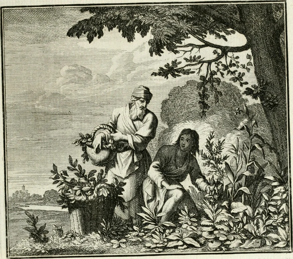 An illustration from Ethica naturalis, seu, Documenta moralia e variis rerum naturalium proprietatib[us], virtutum vitiorumq[ue] symbolicis imaginibus collecta, 1700, leaf 62