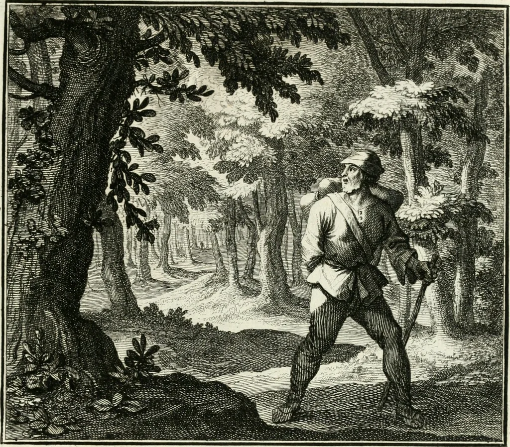 An illustration from Ethica naturalis, seu, Documenta moralia e variis rerum naturalium proprietatib[us], virtutum vitiorumq[ue] symbolicis imaginibus collecta, 1700, leaf 76