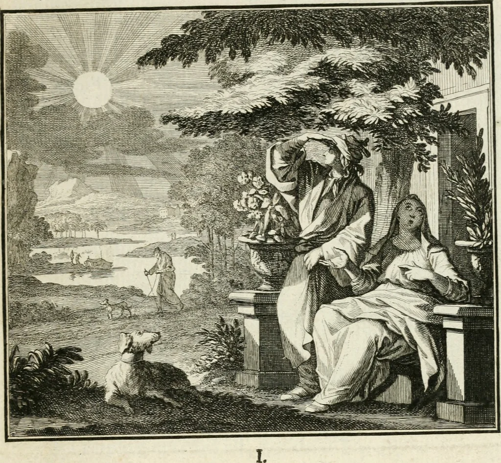 An illustration from Ethica naturalis, seu, Documenta moralia e variis rerum naturalium proprietatib[us], virtutum vitiorumq[ue] symbolicis imaginibus collecta, 1700, leaf 8