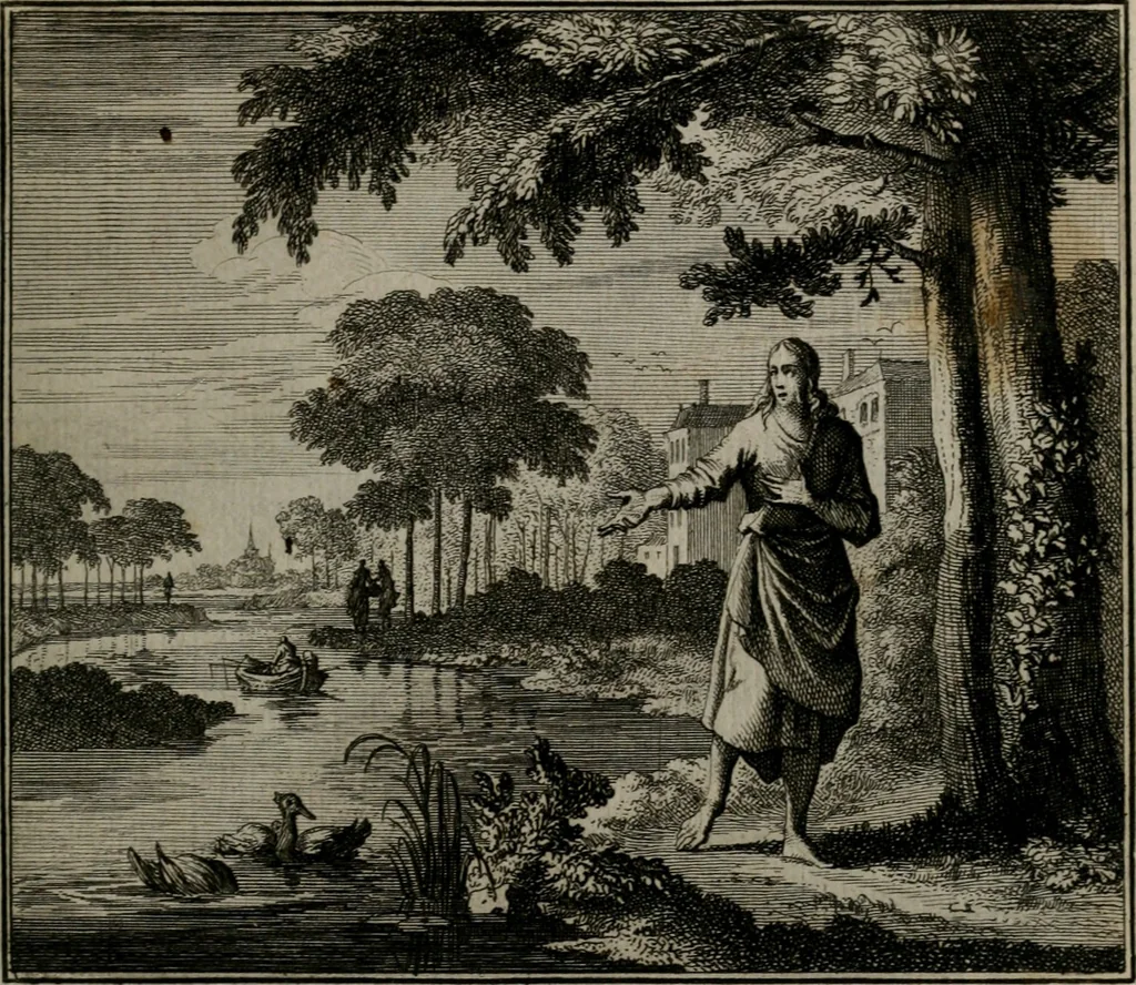 An illustration from Ethica naturalis seu Documenta moralia : e variis rerum naturalium proprietatib(us) virtutum vitiorumq(ue) symbolicis imaginibus collecta., 1700, leaf 106